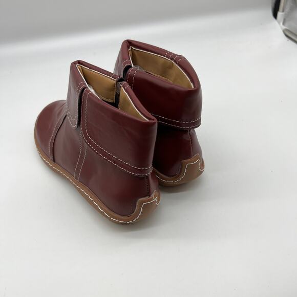 Fashion Womens Ankle Boot Comfortable Slip On Flat Booties Red Size 8US / 39CN - Picture 5 of 13